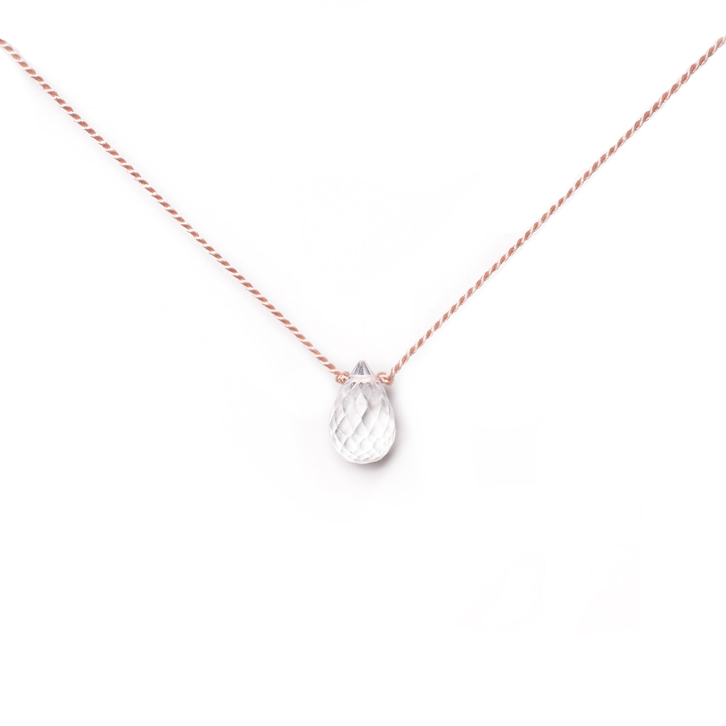 Helder kwarts ketting