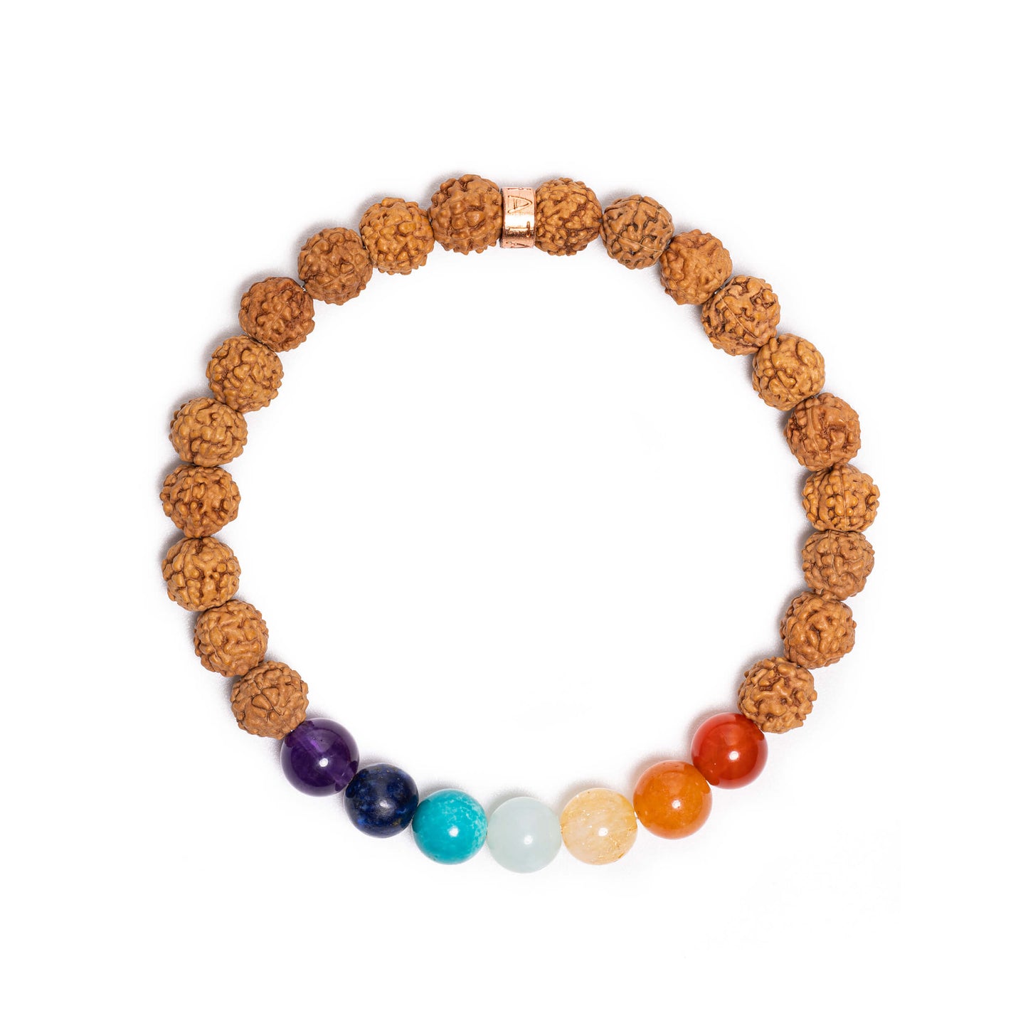 7-Chakra-Armband-Rudraksha