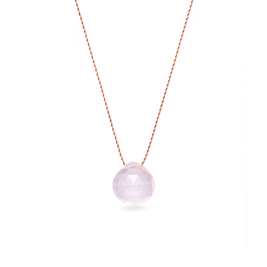 Rosenquarz Halskette