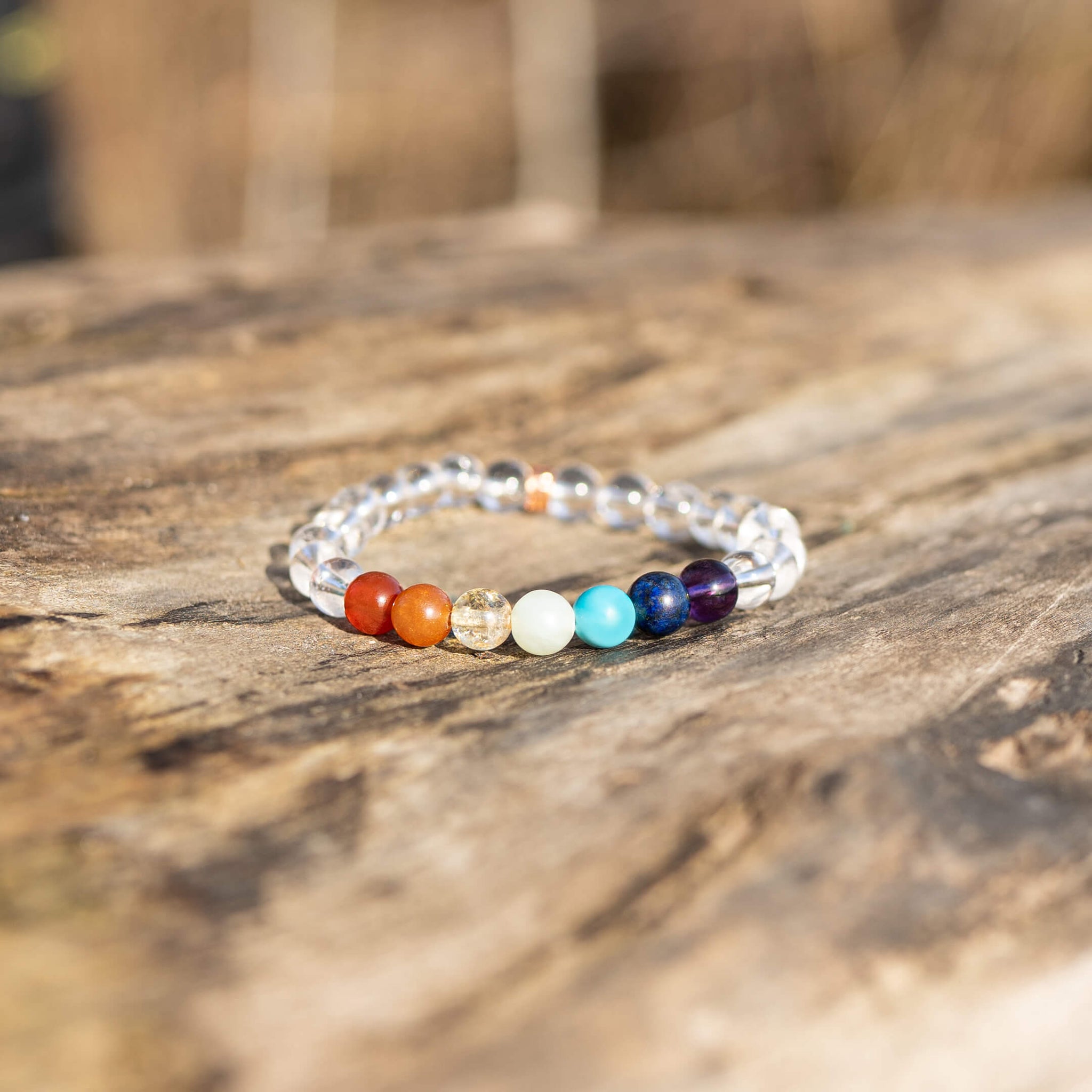 Chakra Armband Echte Steine